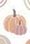 Podzimní minimalistický plakát se dvěma stylizovanými dýněmi | KIKIKA