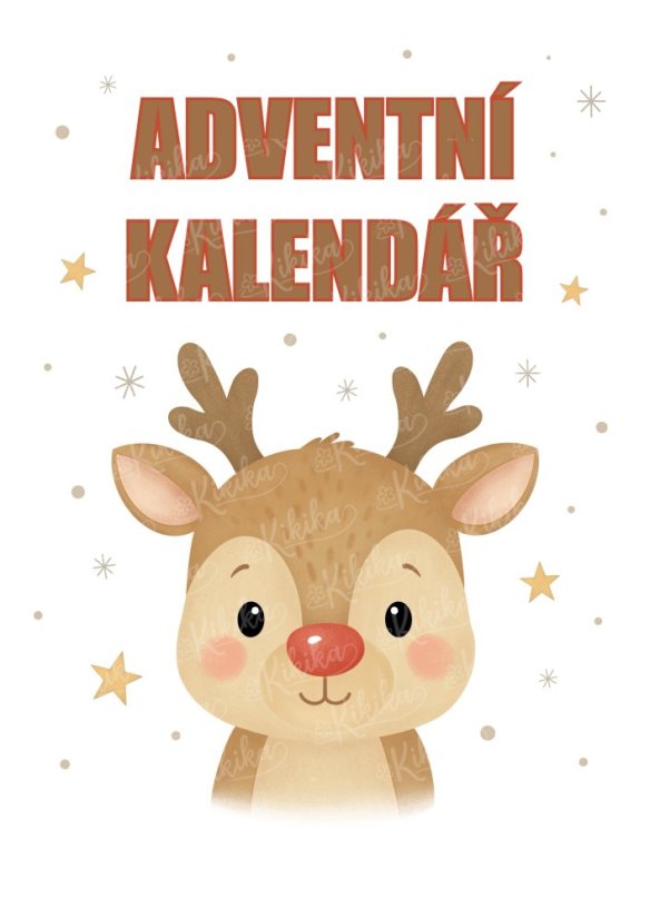 Sobí adventní kalendář – tvořivá vánoční sada pro děti | Kikika