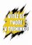 Motivační dětský plakát s textem o tréninku – kolekce Hokej | Kikika