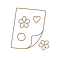 Samolepky pro děti a tvoření s jemnými ilustracemi Kikika
