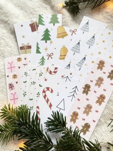 Vánoční záložka - JEDNOSTRANNÝ TISK 14x5cm