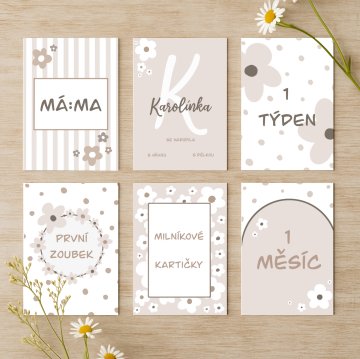Milníkové a abecední kartičky