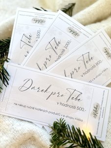 Vánoční dárkové poukazy od KIKIKA Vánoční dárkové poukazy od KIKIKA