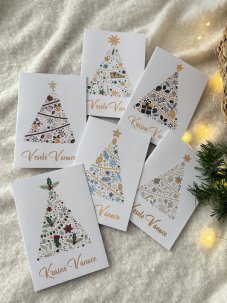 Vánoční přání - Stromečky