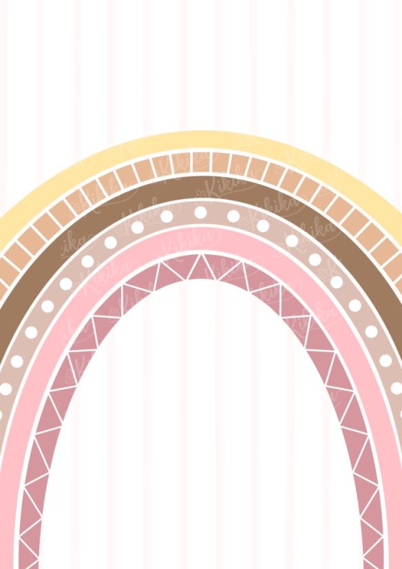 Kolekce dětských plakátů – Slunce - Formát:: A3, Motiv:: Duha