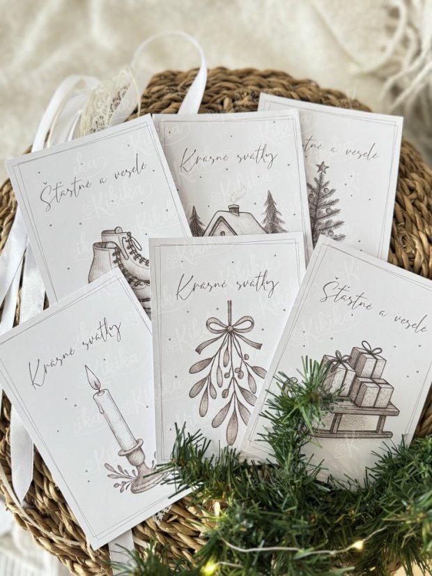 Pohlednice - Hnědá kolekce