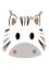 Kolekce dětských plakátů – Safari Wild - Formát:: A3, Barva:: Hnědá, Motiv:: Zebra