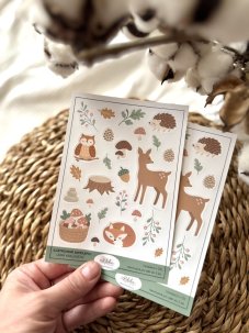 Arch samolepek lesní zvířátka od Kikika