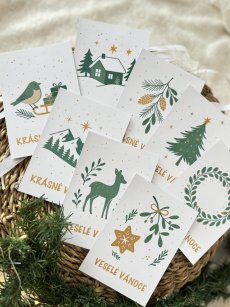 Pohlednice - Zlatozelená kolekce