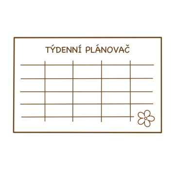 Týdenní plánovače | Kikika