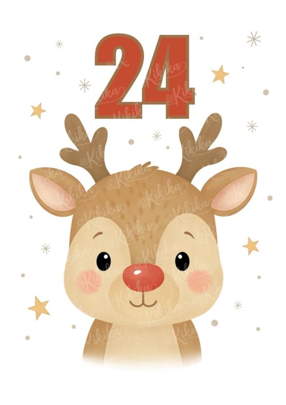 Set pro adventní kalendář – tvořivá vánoční sada pro děti | Kikika