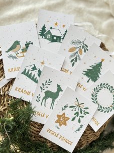 Pohlednice - Zlatozelená kolekce